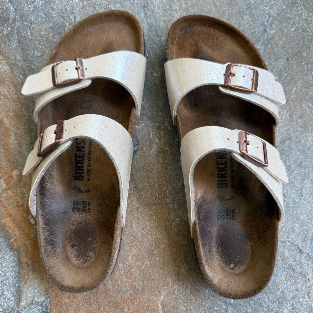 Birkenstock White Sandals